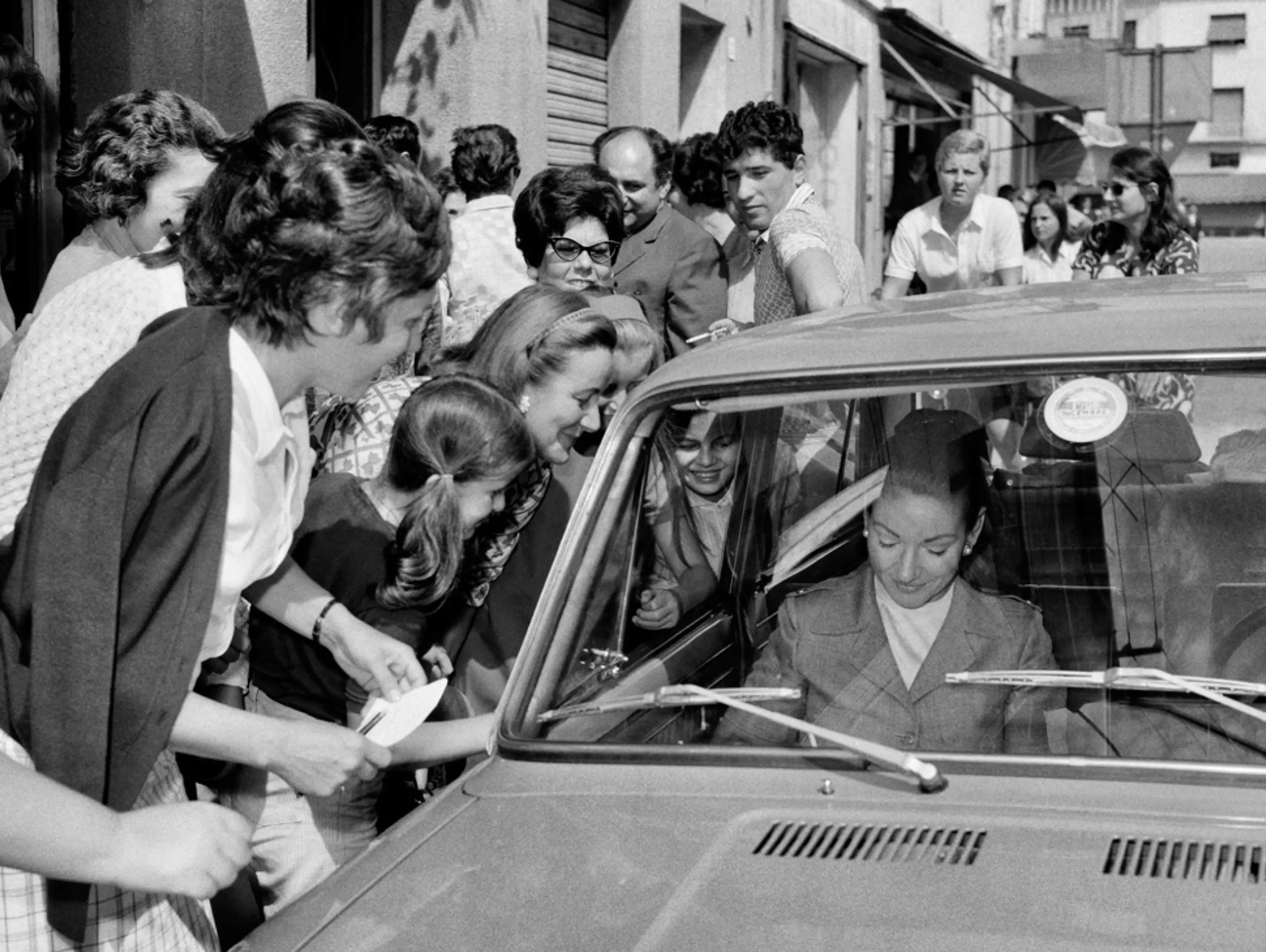 Maria Callas in visita a Casarsa della Delizia, ripresa da Ciol