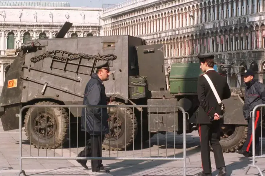 Il Tanko sequestrato a San Marco