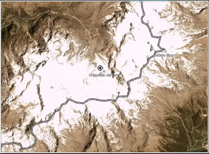 Greenpeace diffonde le immagini satellitari dei principali ghiacciai italiani: il ghiacciaio della Marmolada