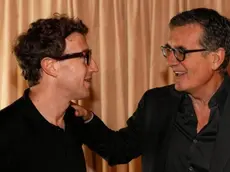 Mark Zuckerberg con Francesco Milleri