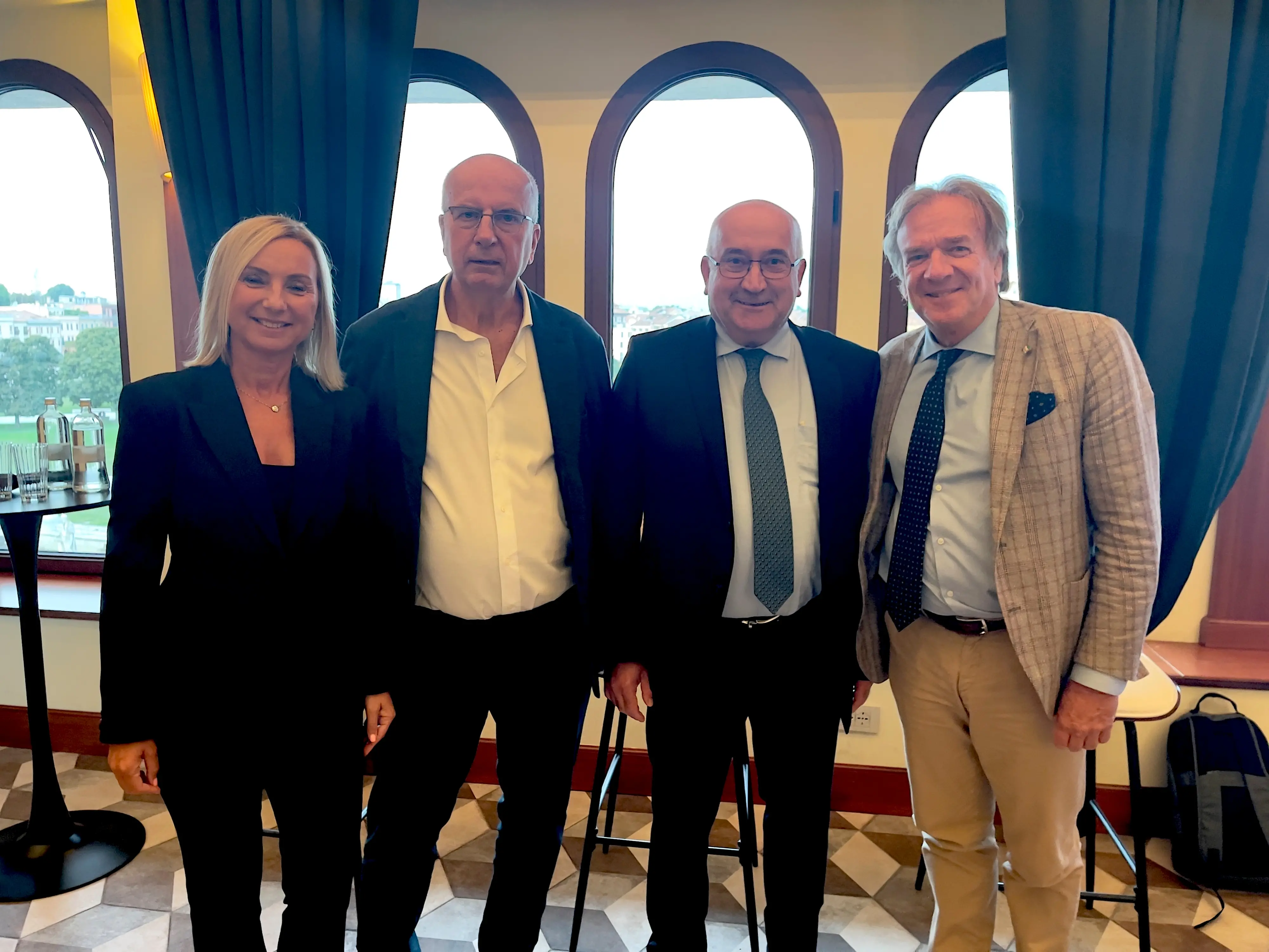 Da sinistra Aguiari, Potti, Fortuna e Gerosa