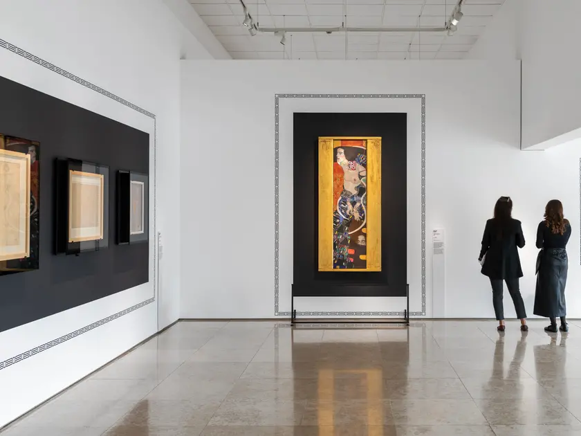 L'allestimento della mostra al Muvec di Mestre