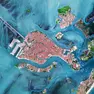 Una spettacolare vista di Venezia dal satellite