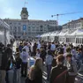 La folla in piazza Unità per Trieste Next 2026 (foto Andrea Lasorte)