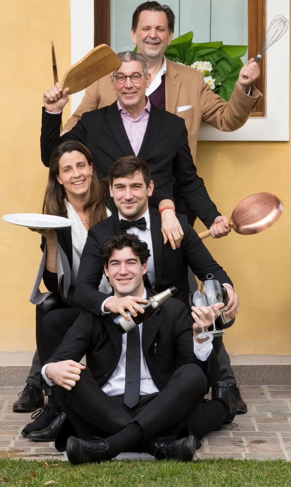 I proprietari del ristorante da Nando a Mortegliano in provincia di Udine