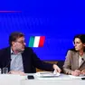 Il ministro dell'Economia Giancarlo Giorgetti con la viceministra dell'Ambiente e Sicurezza energetica Vannia Gava