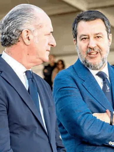 Zaia con Salvini