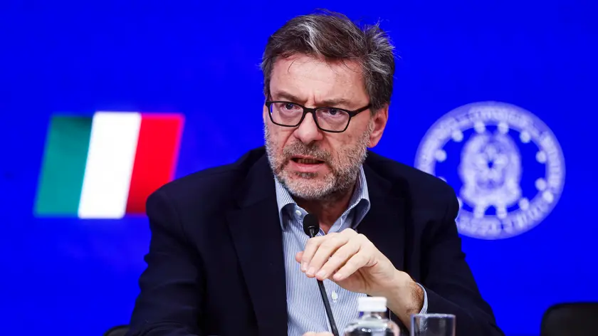 Il ministro dell'Economia Giancarlo Giorgetti
