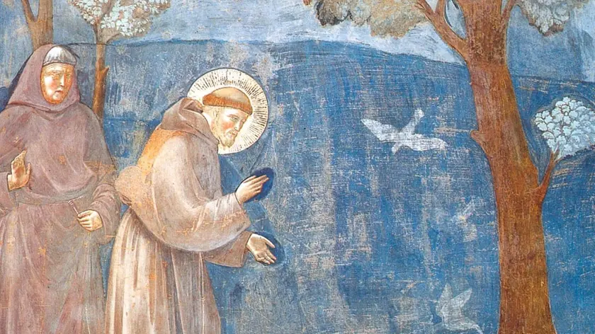 San Francesco dipinto da Giotto nella Basilica inferiore di San Francesco d’Assisi