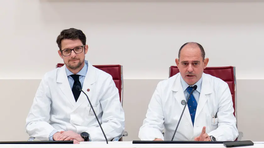 I prof Michele Antonello e Franco Grego