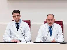 I prof Michele Antonello e Franco Grego