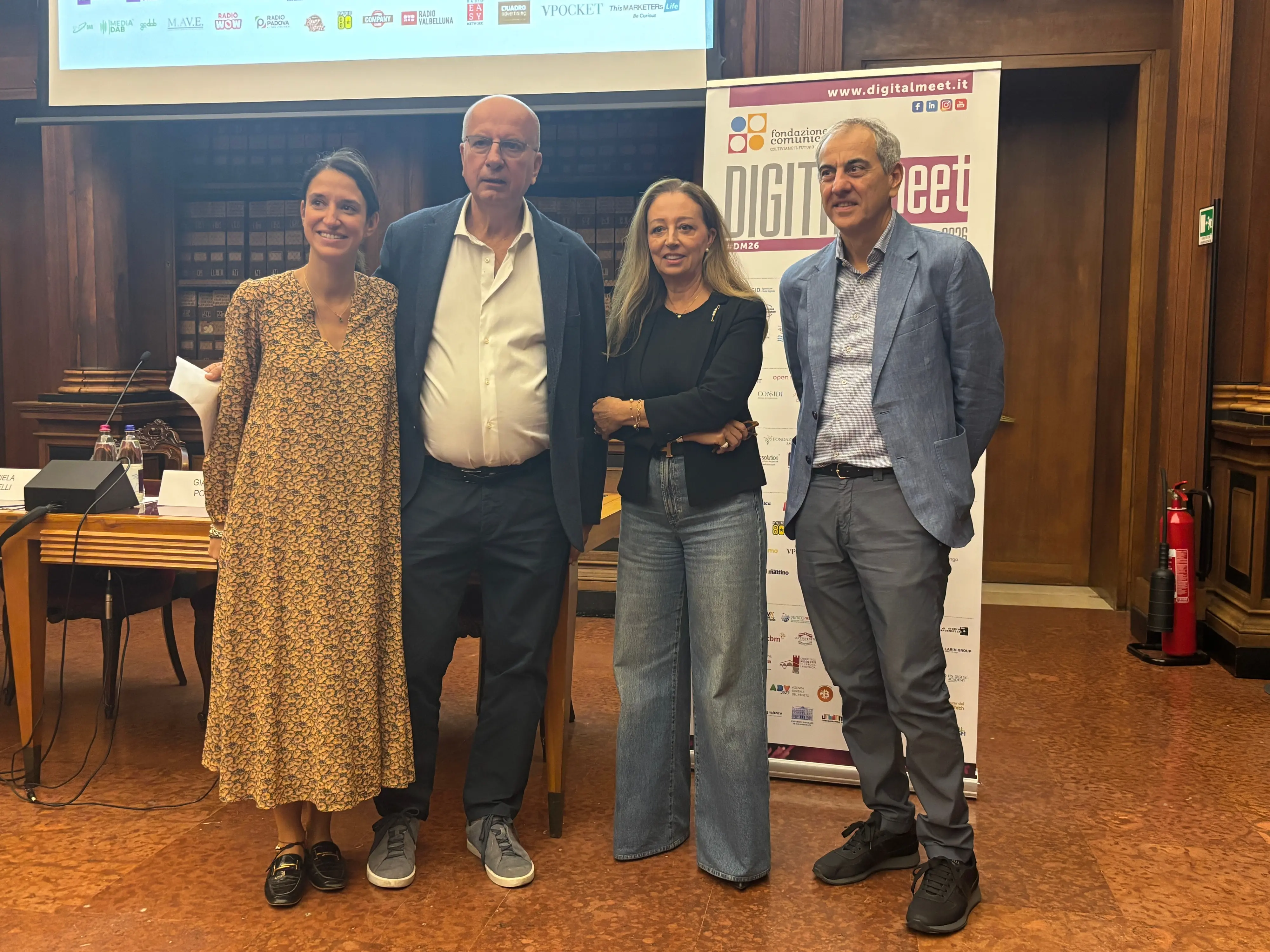 Da sinistra Cera, Potti, Mapelli e Sperduti