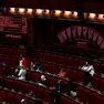 Il tabellone con il risultato della votazione in aula alla Camera