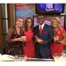 Giada Valenti in uno show su Canale 8 a New York