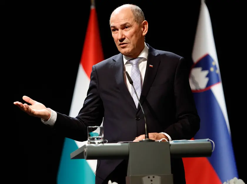 Il primo ministro sloveno Janez Jansa