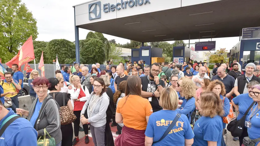 Uno sciopero all'Electrolux