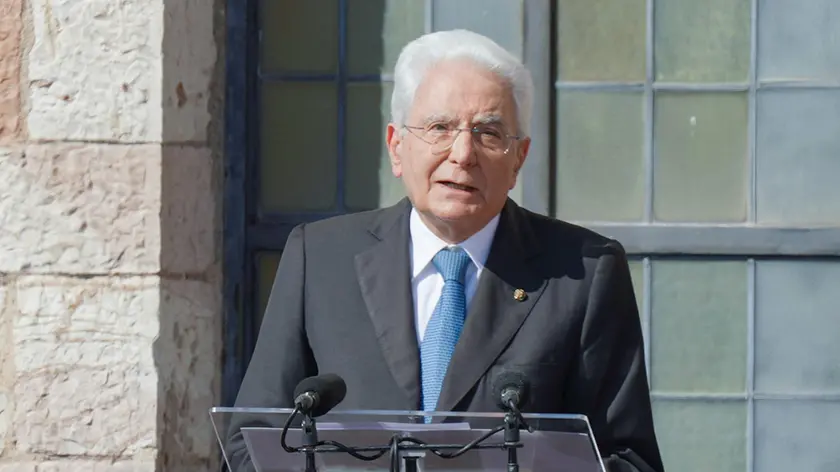 Il presidente della Repubblica Sergio Mattarella