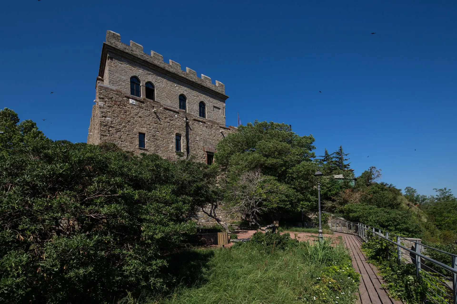 La torre del castello di Muggia
