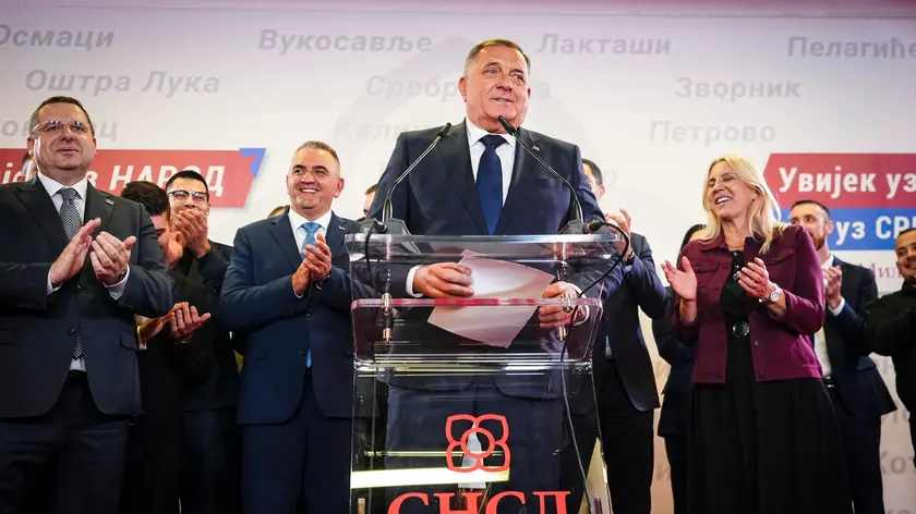 L’ex presidente nazionalista e filorusso Milorad Dodik (foto Epa)