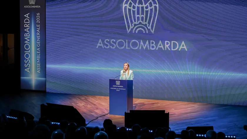 La Presidente del Consiglio Giorgia Meloni interviene all'Assemblea Generale di Assolombarda 2026