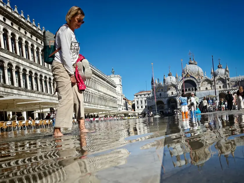 Acqua alta a Venezia