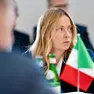 La presidente del Consiglio, Giorgia Meloni, al Consiglio Europeo a Bruxelles