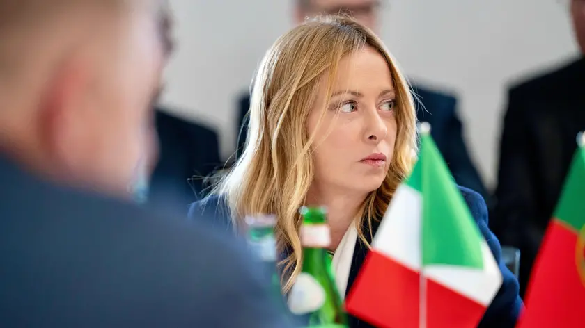 La presidente del Consiglio, Giorgia Meloni, al Consiglio Europeo a Bruxelles
