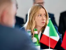 La presidente del Consiglio, Giorgia Meloni, al Consiglio Europeo a Bruxelles