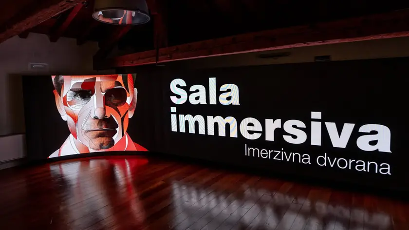 La sala immersiva, una delle stanze del museo