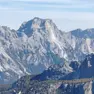 La colata di Croda Marcora vista dalle Cinque Torri