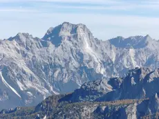 La colata di Croda Marcora vista dalle Cinque Torri