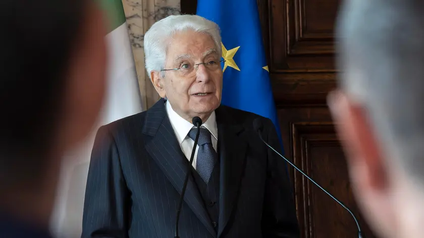 Il presidente Sergio Mattarella