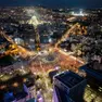 Piazza Slavija (foto Tv N1)