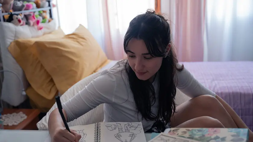 Sabrina Martina interpreta Giulia Cecchettin nel film "Se domani non torno"