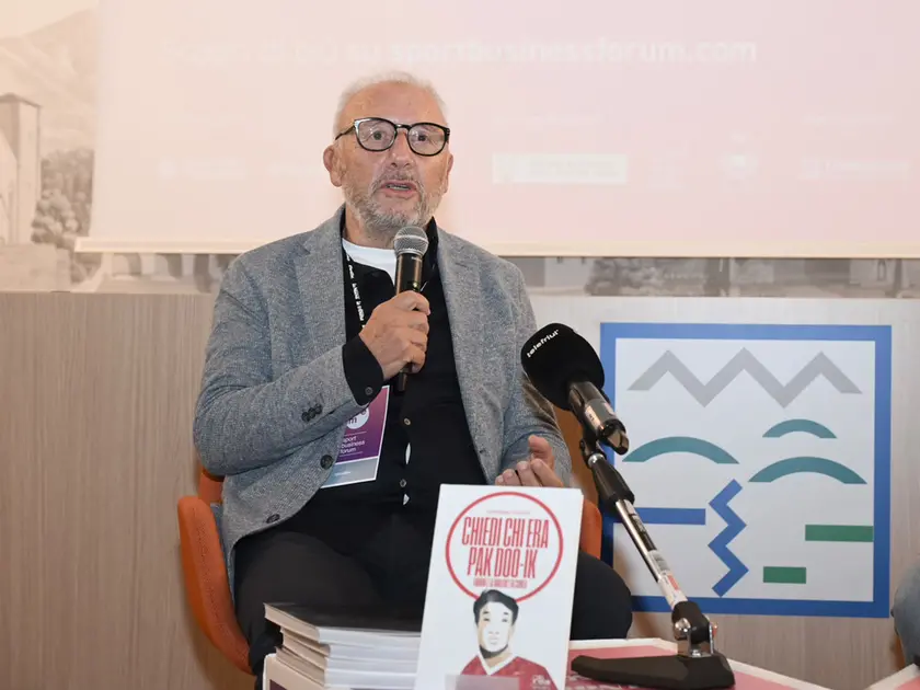 Zaccheroni a Sport Business Forum. Foto Petrussi