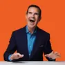 Il comico inglese Jimmy Carr