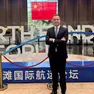 Il sindaco di Venezia Simone Venturini durante una delle tappe del viaggio istituzionale a Shanghai