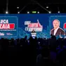 Luca Zaia al congresso della Lega