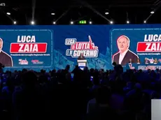 Luca Zaia al congresso della Lega