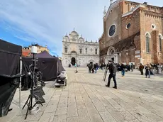 Le riprese del film “Upgraded 2” in Campo Santi Giovanni e Paolo