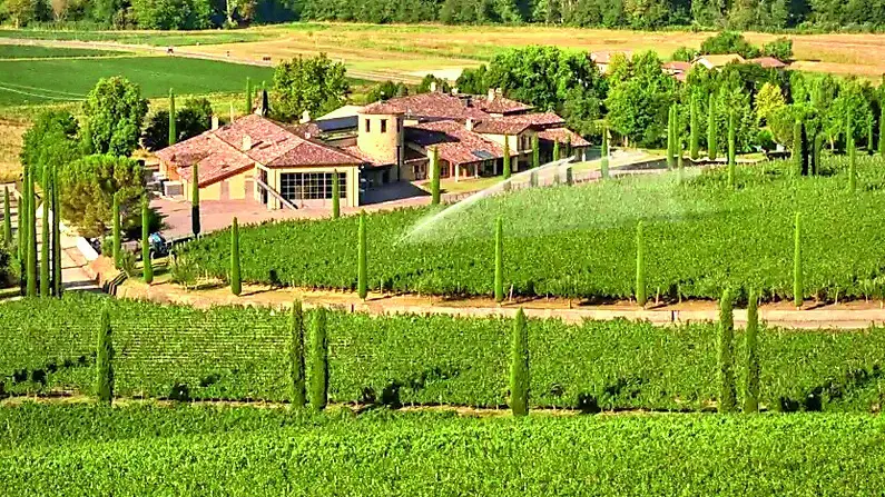 La cantina Jermann a Ruttars, in Comune di Dolegna