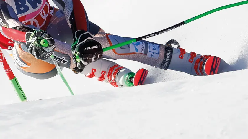 ADELBODEN, SWITZERLAND - JANUARY 11 : Henrik Kristoffersen of Norway competes during the Audi FIS Alpine Ski World Cup Men's Giant Slalom on January 11, 2020 in Adelboden Switzerland. (Photo by Alexis Boichard/Agence Zoom)