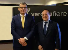 Il presidente di Veronafiere Maurizio Danese e il dg Giovanni Mantovani