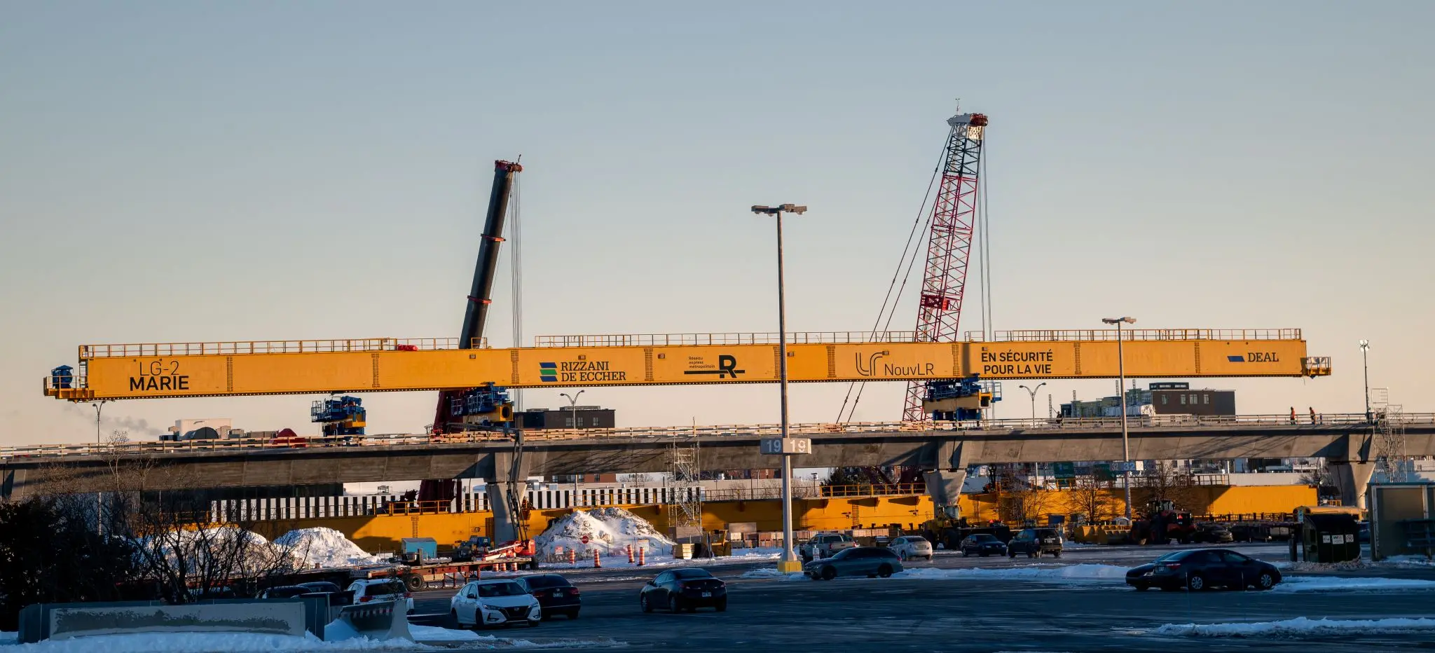 un'immagine del viadotto della Rem di Montreal