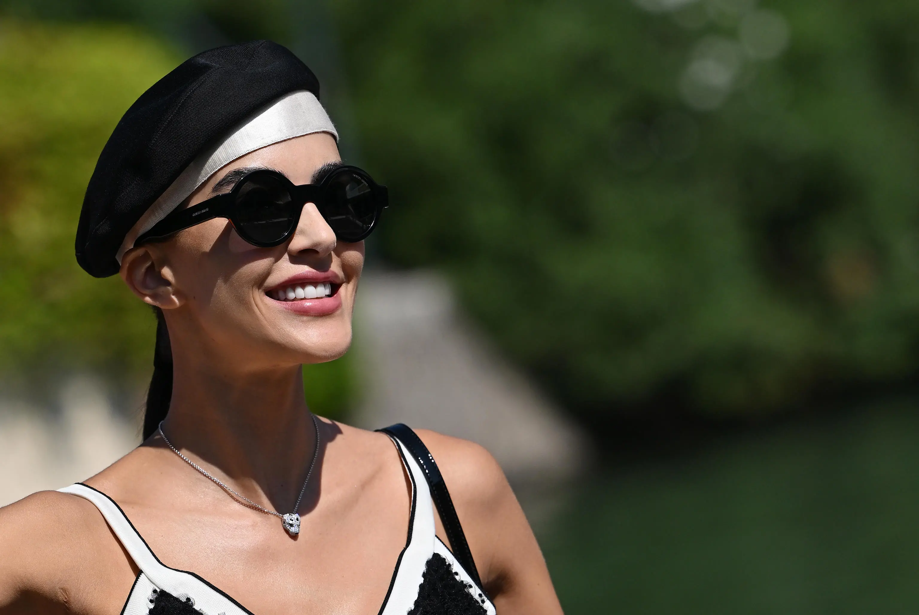 Spanish actress Rocio Munoz Morales arrives at Lido Beach ahead of the 79th annual Venice International Film Festival, in Venice, Italy, 30 August 2022. Rocio Munoz Morales will host the opening and closing ceremony of the festival that runs from 31 August to 10 September 2022. ANSA/ETTORE FERRARI