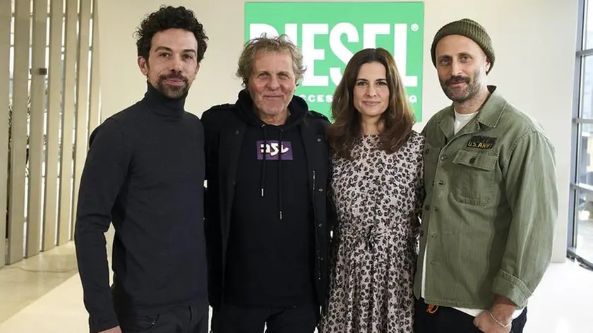 Nicola Giuggioli, Renzo Rosso, Livia Firth e Andrea Rosso