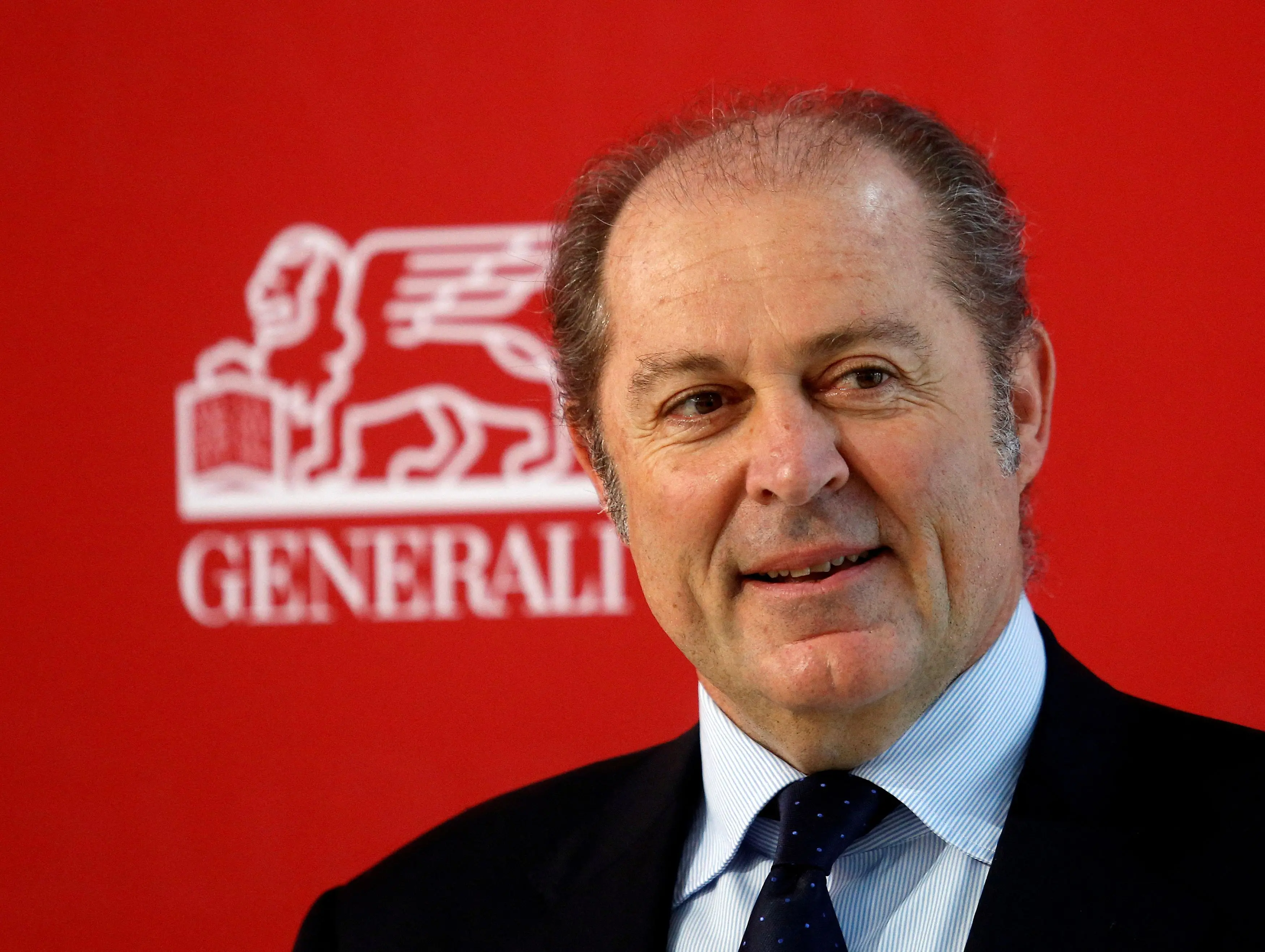 FILE PHOTO: Philippe Donnet, CEO of the Italian insurance company Generali, is seen before shareholders meeting in Trieste, Italy, April 27, 2017. REUTERS/Remo Casilli/File Photo