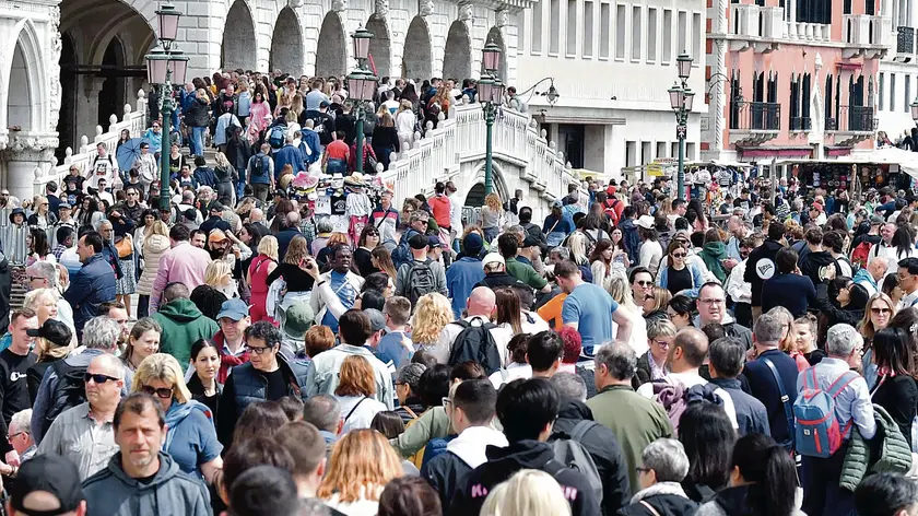Interpress/M.Tagliapietra.Venezia,30.04.23.- Venezia,Piazza San Marco e turismo.