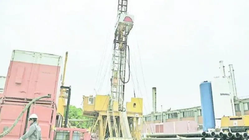 Un cantiere in Croazia per i sondaggi relativi alla sfruttamento dell’energia geotermica. jutarnji.hr