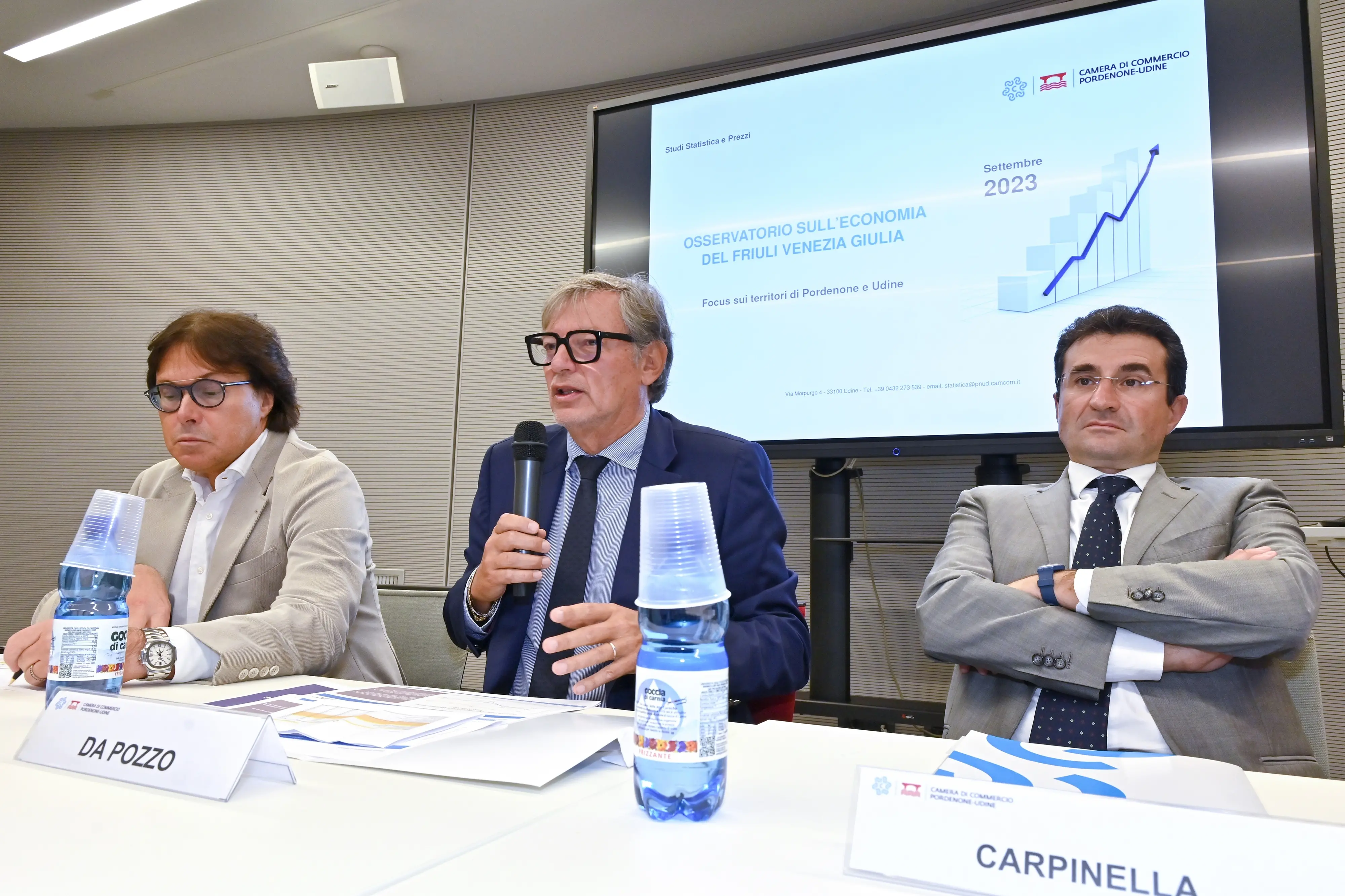Sergio Bini, Giovanni Da Pozzo e Alessandro Carpinella